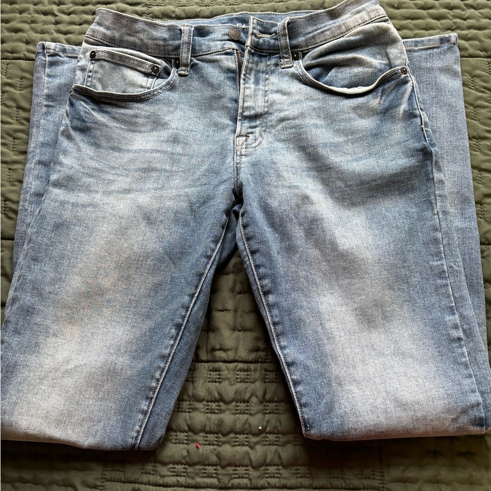 Light Blue Vintage Straight Jeans